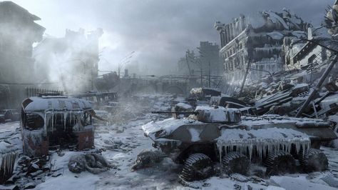 Metro Exodus developer calls sandbox survival game ‘most ambitious project yet’ - Polygonclockmenumore-arrowpoly-lt-wire-logo : The story takes place over the duration of a year Frost Punk, Snow Piercer, Winter Apocalypse, The New Colossus, Metro Exodus, Osprey Publishing, Game Ps4, Metro 2033, Nuclear Winter