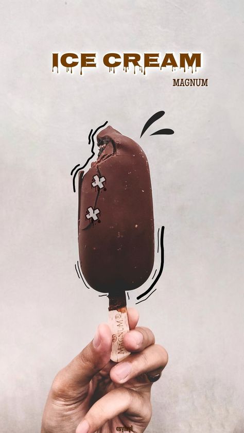 Ice Cream Marketing Ideas, Ice Cream Typography, Instagram Design Creative, Instagram Branding Design, Easy Photography Ideas, Artsy Photography, Instagram Creative Ideas, Creative Photography Techniques, Instagram Graphic