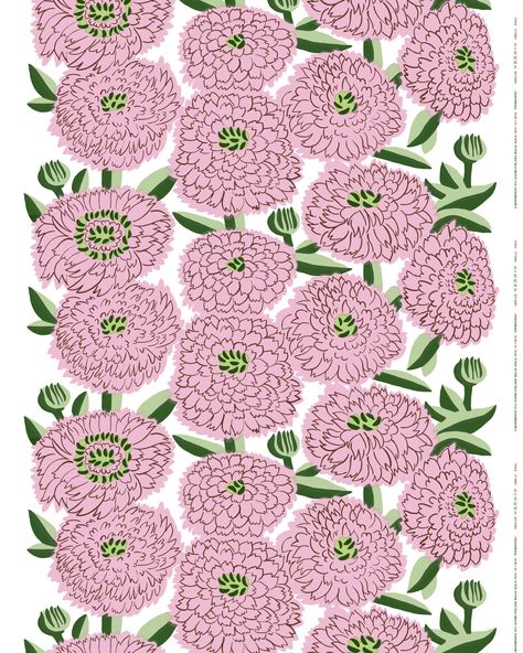 Maija Isola, designer, 1972 Maija Isola, Hand Prints, Painting Patterns, Color Patterns, Flower Patterns, Fabric Design, How To Draw Hands, Flowers, Pattern