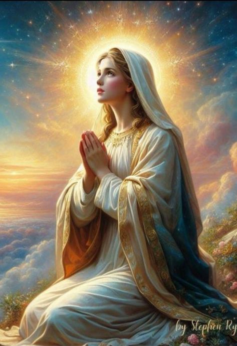 Mother Mary Wallpaper, Guardian Angel Pictures, Mary Jesus Mother, Mother Mary Pictures, Blessed Mother Statue, Pictures Of Mary, Virgin Mary Art, Mother Mary Images, Catholic Pictures