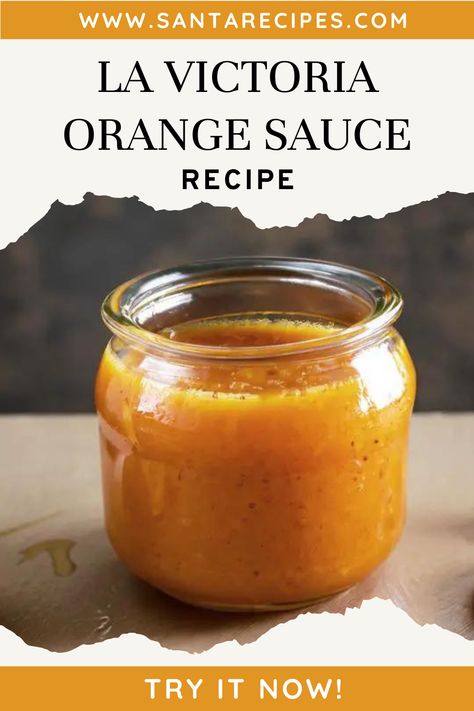 Bring a zesty kick to your meals with our delightful "La Victoria Orange Sauce Recipe." This tangy yet balanced sauce adds a new dimension …
#LaVictoria #OrangeSauce #Recipe Orange Sauce Recipe, Brandy Sauce, Sour Orange, Popular Side Dishes, Asian Sauce, Lemon Cake Recipe, Tacos And Burritos, Orange Sauce, Citrus Juice