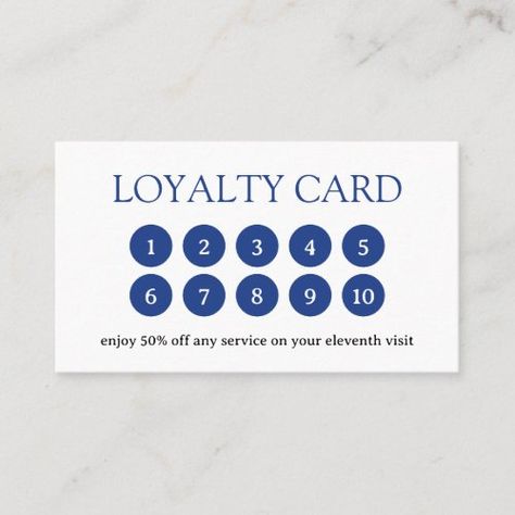 Minimal Bold Monogram Blue White QR Code Modern Loyalty Card $27.40 by LeRendezvous Bold Monogram, Blue And White Design, Bold Fonts, Loyalty Card, Business Stationery, Marketing Materials, Business Supplies, White Design, Business Names