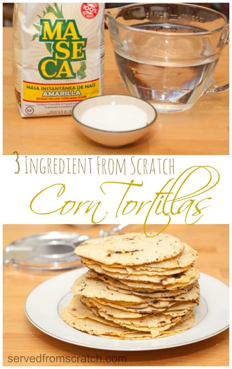 Homemade Corn Tortillas With Masa, Masa Flour Tortillas, Tortilla Recipe Masa, Maseca Tortilla Recipe, Masa Tortilla Recipe, Home Made Corn Tortillas, Make Corn Tortillas, Masa Recipes, Corn Tortilla Recipes