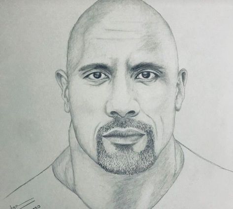 Crtezi Drawings, Neymar Drawing Easy, Famous People Drawings, The Rock Drawing, Easy Portrait Drawing, Yoda Drawing, Marvel Art Drawings, Pencil Sketch Portrait, People Drawings