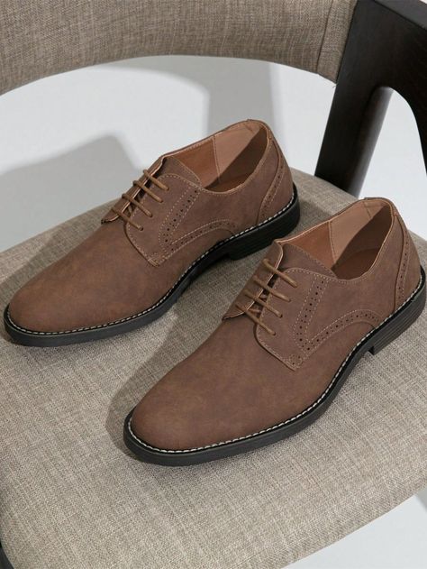 Shop our latest collection of men's suede dress shoes and oxfords in a variety of colors and styles. #mensshoes #dressshoes Casual Shoes For Work, Mens Suede Dress Shoes, Mens Business Casual Shoes, Suede Dress Shoes, Business Casual Shoes, Brown Dress Shoes, Shoes Retro, Brown Oxfords, Monk Strap Shoes