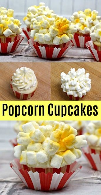 Dumbo 2019, Food Character, Popcorn Cupcakes, Birthday Cupcakes Boy, Easy Popcorn, Circus Cakes, Cupcake Project, Ideas Cupcakes, Cupcakes Birthday