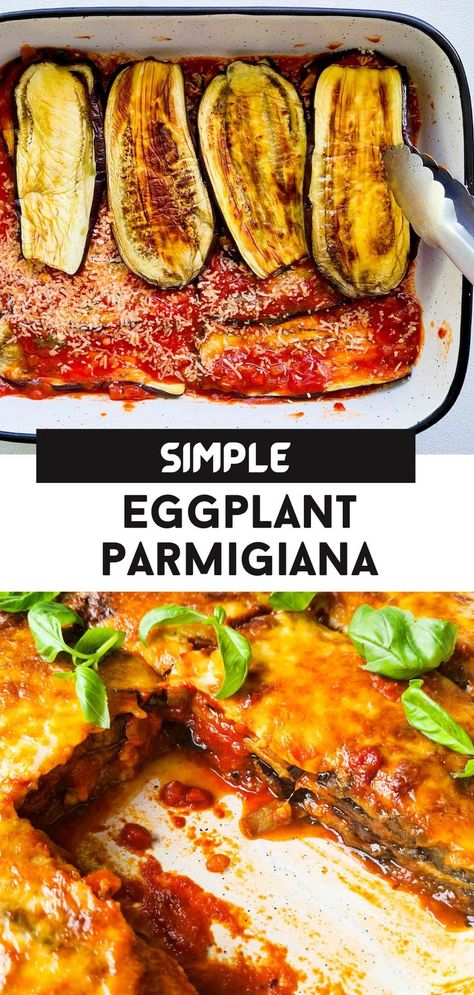 Cabbage Steaks Recipe, Chinese Chicken Salad Recipe, Healthy Eggplant, Eggplant Parmigiana, Eggplant Recipes Easy, Eggplant Parmesan Baked, Eggplant Recipes Parmesan, Meatless Main Dishes, Egg Free Recipes