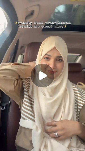 ZeheraCimi Babu on Instagram: "Front full coverage hijab style for everyday casual fits ❤️ try it lemme know the feed back 😘  Outfit @eljoven.ej" Coverage Hijab Style, Full Coverage Hijab, Back Outfit, Hijab Tutorial, Hijab Style, Casual Fits, Try It, Hijab Fashion, Motion