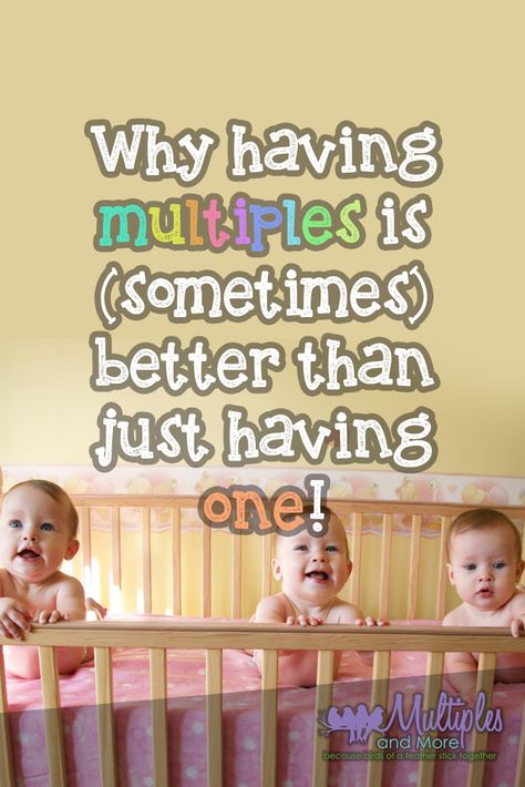 why-having-multiples-is-sometimes-better-than-just-having-one Triplets Nursery, Triplets Pregnancy, Twin Onesies, Raising Twins, Multiples Baby, Triplet Babies, Christmas Pregnancy Announcement, New Parent Advice, Twin Pregnancy