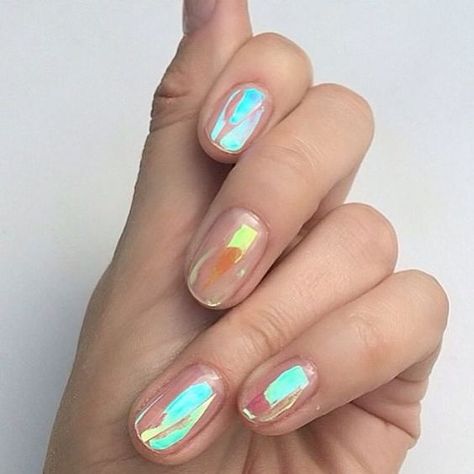 Nagellack Trends, Unicorn Costume, Smink Inspiration, Holographic Nail Polish, Neon Nails, Orange Nails, Holographic Nails, Manicure E Pedicure, Mani Pedi