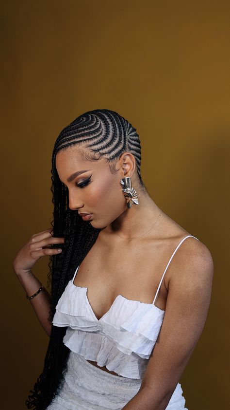 Instagram African Braids Hairstyles Pictures, Boho Braided Hairstyles, Cornrows Natural Hair, Lemonade Braids Hairstyles, Lemonade Braids, Side Braid Hairstyles, Vacation Hairstyles, Feed In Braids Hairstyles, Quick Natural Hair Styles