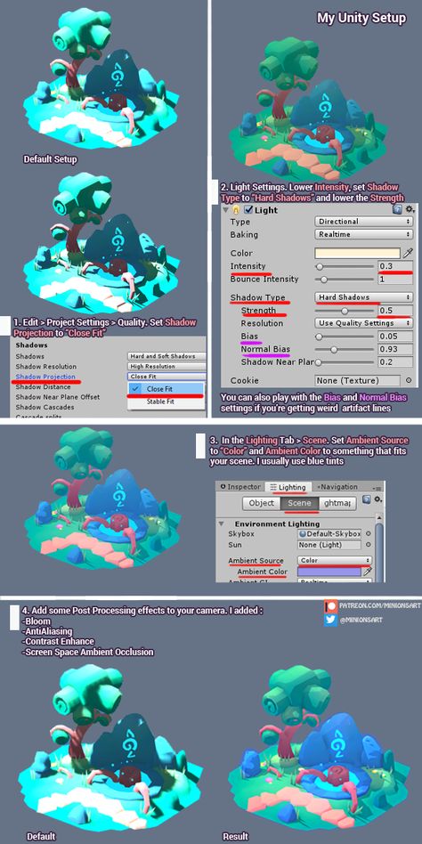 Unity Tutorials, Minion Art, 3d Monster, Monster Ideas, 3d Modeling Tutorial, Low Poly Games, Pixel Art Tutorial, Unity Games, Video Game Design