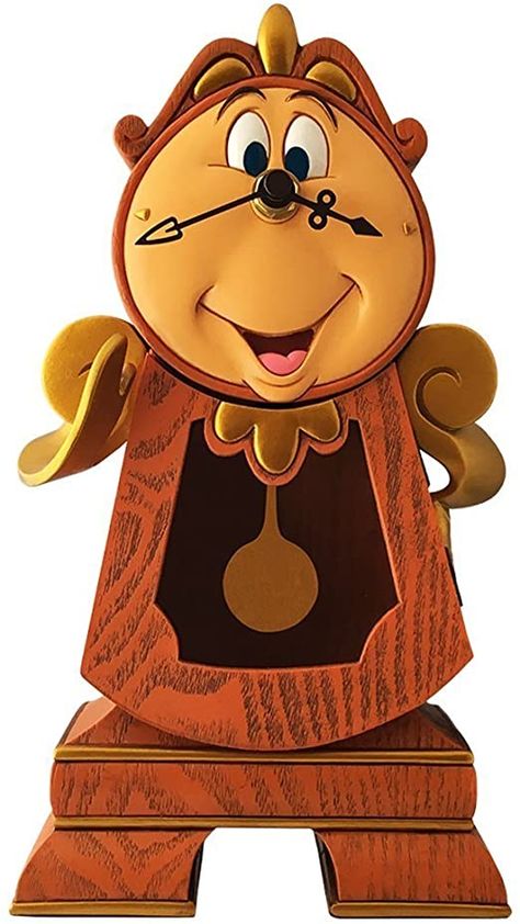 Beauty And The Beast Cogsworth, Fera Disney, Cogsworth Clock, Disney Clock, Beauty And Beast Birthday, Kids Alarm Clock, Cute Clock, Beauty And The Beast Party, Golden Painting