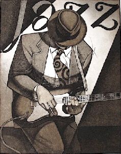 . Keith Mallett, Guitar, Art