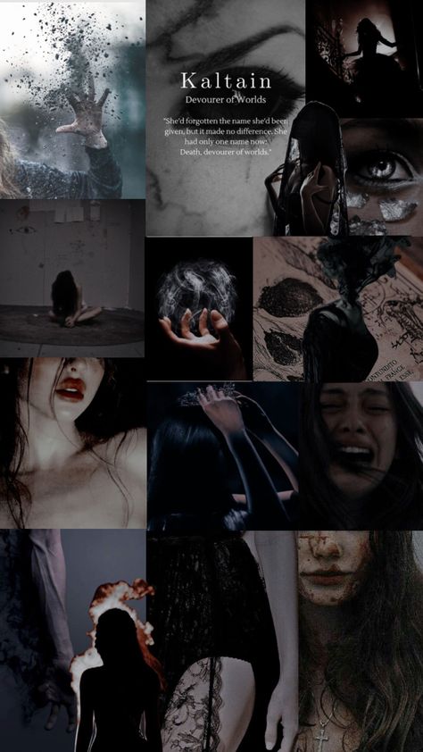 Kaltain, Devourer of Worlds #tog #togaesthetic #aesthethic #kaltainrompier #kaltain #throneofglass #throneofglassaesthetic #dark #darkaesthetic #black #aelin #celaenasardothien #sjm #sarahjmaas Tog Kaltain, Kaltain Rompier, Tog Series, Throne Of Glass Fanart, Aelin Ashryver Galathynius, Celaena Sardothien, Feminine Energy Aesthetic, Throne Of Glass Books, Crown Of Midnight