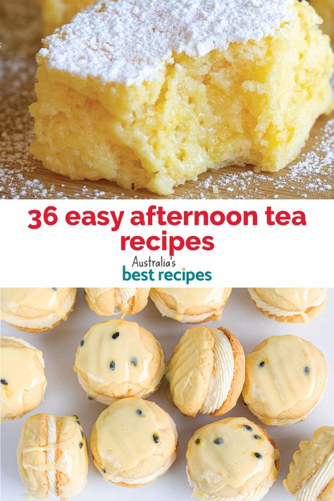 Morning Tea Ideas Parties, Tea Time Ideas Food, British Tea Time Recipes, Afternoon Tea Dessert Recipes, Ideas For Afternoon Tea Food, Easy Tea Party Food Sweet Treats, Asian Afternoon Tea Ideas, Vintage Afternoon Tea Ideas, Tea Time Desserts Easy