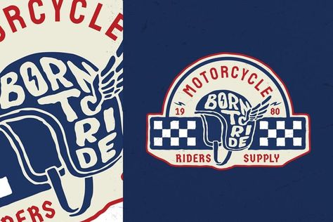 Vintage Motorcycle Logo Badge Template EPS, AI Jdm Logo, Motorcycles Logo Design, Garage Logo, Timeless Logo Design, Moto Logo, Motorcycle Artwork, Timeless Logo, Badge Template, Motorcycle Logo