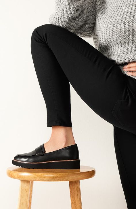 Naturalizer Adiline Loafer (Women) | Nordstrom Leather Loafers Women Nordstrom, Business Casual Shoes Women Oxfords & Loafers, Loafers For Women Nordstrom, Everyday Work Shoes Women, Women’s Platform Loafers, Comfy Work Shoes Women, Cute Work Shoes For Women, Women’s Flat Shoes, Women's Work Shoes