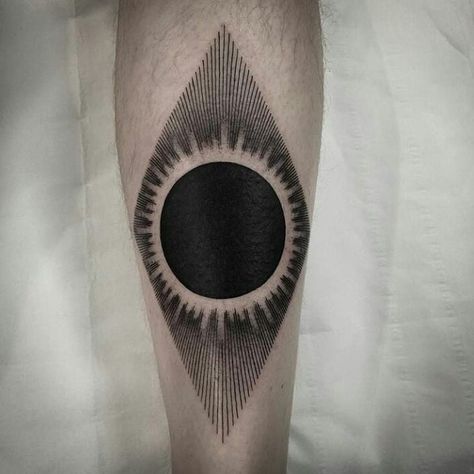 Black Hole Tattoo, Eclipse Tattoo, Graphic Tattoo, Geometric Sleeve Tattoo, Black Tattoo Cover Up, Occult Tattoo, Circle Tattoo, Circle Tattoos, Planet Tattoos