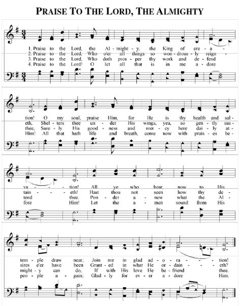 Praise to the Lord, The Almighty Praise To The Lord The Almighty Hymn, Praise To The Lord, Christian Hymns, Hymns Of Praise, Hymn Sheet Music, Antique Piano, Christian Lyrics, Church Songs, Hymns Lyrics