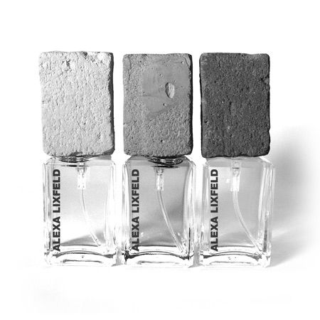 concrete capped fragrances #concrete Fragrance Packaging, Perfume Bottle Design, Perfume Packaging, Wine Packaging, Perfume Design, Chocolate Packaging, Concrete Design, Bottle Packaging, Beauty Packaging