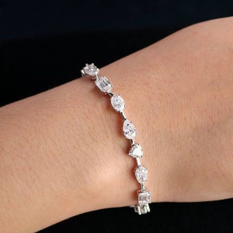 Lab Grown Diamond | loose Diamond | Fancy Diamond | Fine Jewelery, Bangles Jewelry Designs, Diamond Tennis Bracelet, White Gold Bracelet, Box Clasp, Fancy Diamonds, Tennis Bracelet Diamond, Natural Earth, Bangles Jewelry