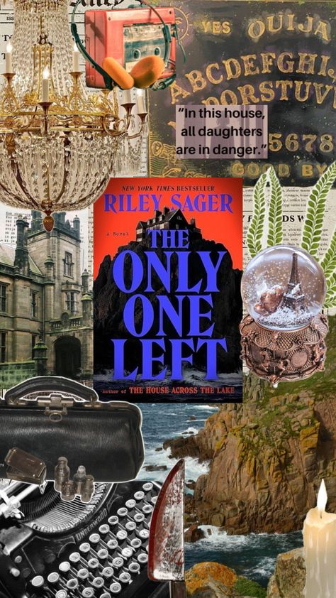 the only one left by riley sager #rileysager #theonlyoneleft #books #novel #vintage Riley Sager, Tea Reading, Reading Notes, Unread Books, Fan Book, Book Addict, Book Inspiration, Her. Book, Book Aesthetic