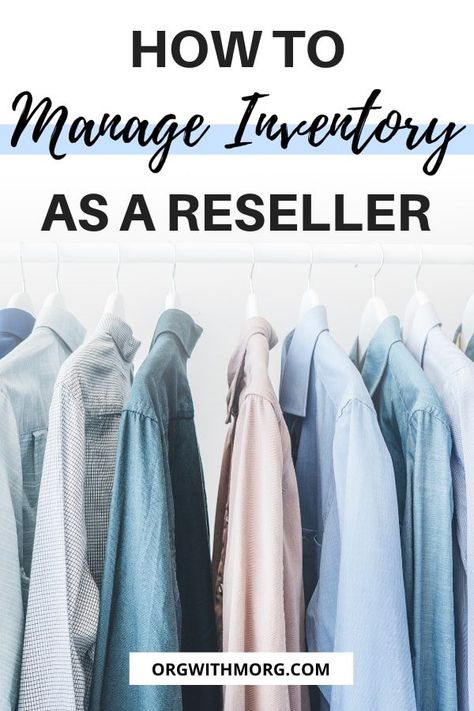 Reseller Storage Ideas, Poshmark Inventory Storage, Clothing Inventory Storage, Reseller Inventory Organization, Reseller Organization, Giftable Crafts, Resell Business, Ebay Inventory Organization, Reseller Tips