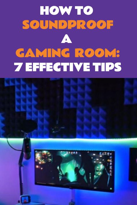 In this article I share 7 effective and affordable ways to soundproof a gaming room and drastically improve room acoustics.  // diy soundproofing cheap // soundproofing diy // home insulation ideas // door insulation // soundproofing walls // floor insulation // ceiling insulation // Soundproof Gaming Room, Sound Proof Game Room, Sound Proof Gaming Room, Gaming Room Wall Ideas, Cheap Soundproofing Ideas, Sound Proofing A Room Diy Ideas, How To Sound Proof A Room Diy, Diy Sound Proofing Walls Cheap, Sound Proof Office