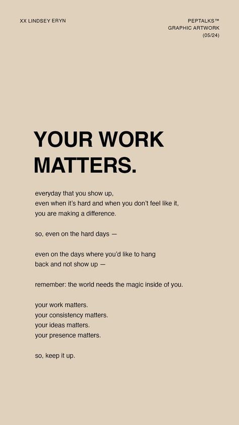 akanksha on Twitter: "i needed to see these, maybe you did too… " Matter Quotes, Vie Motivation, Life Quotes Love, Work Quotes, Reminder Quotes, Note To Self, Quote Aesthetic, Pretty Words, Positive Affirmations