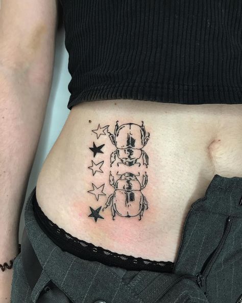 ₐₗₑₓ✿ | Twin beetles for Gaëlle 🪲⭐️ Thanks a lot for the cool session ! One of my last one at @catharsisclub 🫡 · #tattoo #beetle #beetles… | Instagram Tattoo Beetle, Beetle Tattoo, Funky Tattoos, Doodle Tattoo, Instagram Tattoo, Undertale Drawings, Dope Tattoos, Body Modifications, Get A Tattoo