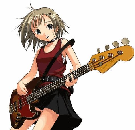 Guitar Drawing, Rock Girl, Guitar Girl, Anatomy Poses, Punk Girl, Girls Play, Drawing Reference Poses, Anime Poses, Playing Guitar