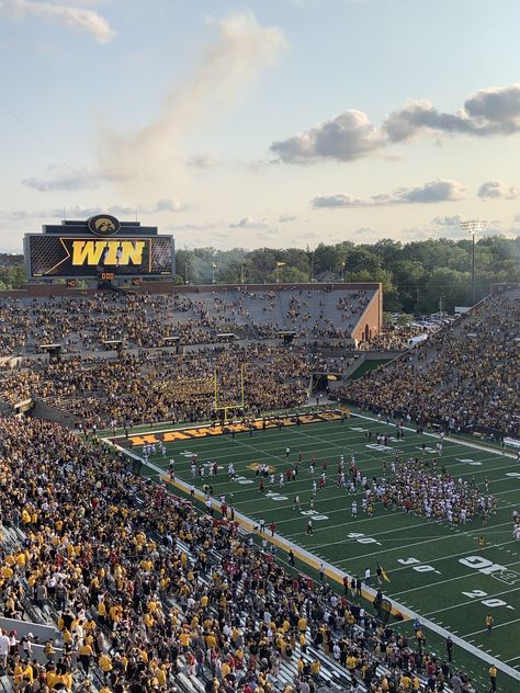 Iowa University, Vision Board Pics, Hawkeye Football, College Tour, Iowa Hawkeye, Michigan Wolverines Football, Iowa State University, College Aesthetic, Michigan Football