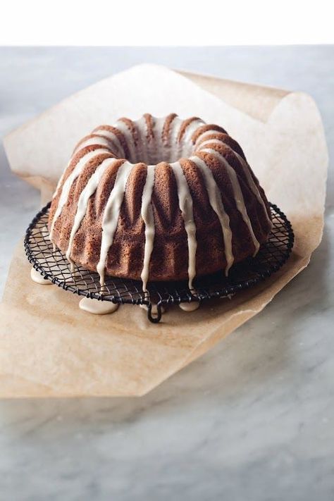 Espresso Cake Recipe | Sarabeth's Bakery Pumpkin Spice Latte Cake, Gluten Free Banana Cake, Latte Cake, Banana Bundt Cake, Banana Bundt, Espresso Cake, Milk Cake, Gluten Free Banana, Gateaux Cake