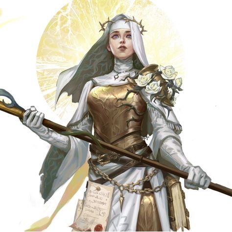 Knowledge Cleric Dnd, Kelemvor Cleric, Human Cleric Dnd Female, Female Cleric Art, Priestess Fantasy Art, Female Cleric Dnd, Cleric Dnd Art, Dnd Cleric Art, Cleric Cosplay