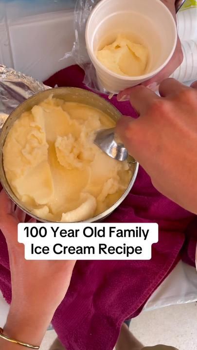 Dylan Lemay on TikTok Custard Ice Cream Recipe, Healthy Homemade Ice Cream, Custard Ice Cream, Iced Drinks Recipes, Rhubarb And Custard, Homemade Ice Cream Recipes, Easy Baking Recipes Desserts, Ice Cream Recipe, Sweet Snacks Recipes