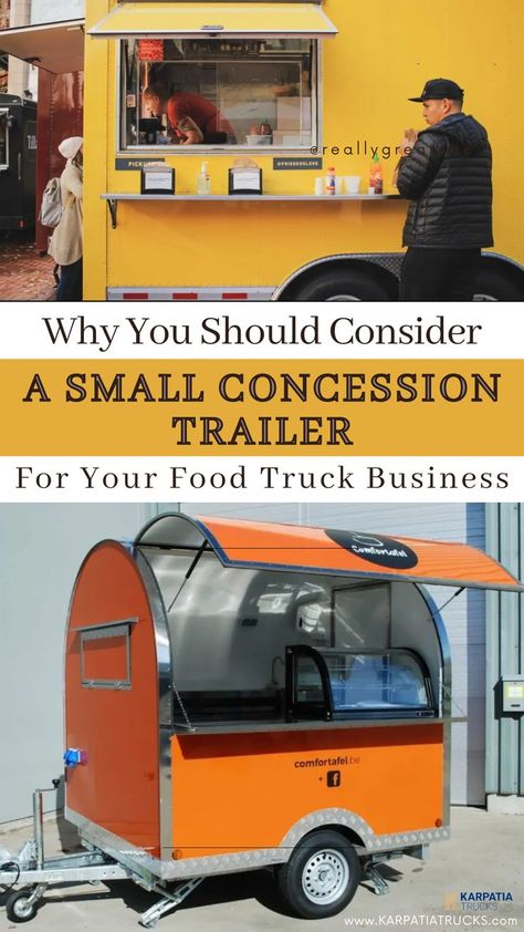 Food Trailer Ideas, Small Food Truck, Small Food Trailer, Snack Truck, Food Truck Trailer, Food Cart Business, Custom Food Trucks, Food Stall Design, Low Cost Meals