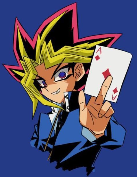 I love that grin on his face!!!! Season 0 Yami Yugi, Kaiba Yugioh, Yugioh Season 0, Samurai Flamenco, Yami X Yugi, Pharaoh Atem, Terror In Resonance, Yugi Muto, Wolf Children