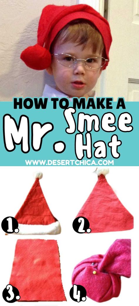 Captain Hook And Smee Costume Diy, Mr Smee Costume, Smee Costume, Peter Pan Characters, Mr Smee, Halloween Adventure, Hat Tutorial, Diy Halloween Costume, Diy Valentine