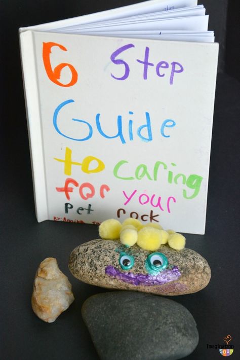 Project: Pet Rock (Craft and Writing Activity for Kids Using Mentor Text) Pet Rocks Craft, Pet Rock, Class Pet, Procedural Writing, Easy Pets, Holiday Club, Writer Workshop, Pet Rocks, Activity For Kids