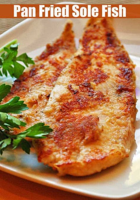 Pan-Fried Sole Recipe | Healthy Recipes Blog Sole Recipe, Sole Recipes, Sole Fish, Healthy Cheese, Seafood Platter, Fish Recipes Healthy, Healthy Food Blogs, Cooking For Two, Fried Fish