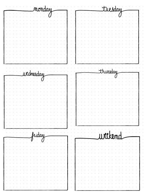 Bullet Journal Yearly Spread, Online Bullet Journal, Free Bullet Journal Printables, Bullet Journal App, Bullet Journal Examples, Bullet Journal Layout Templates, Bullet Journal Yearly, Journal Printables Free, Bullet Journal Weekly Layout