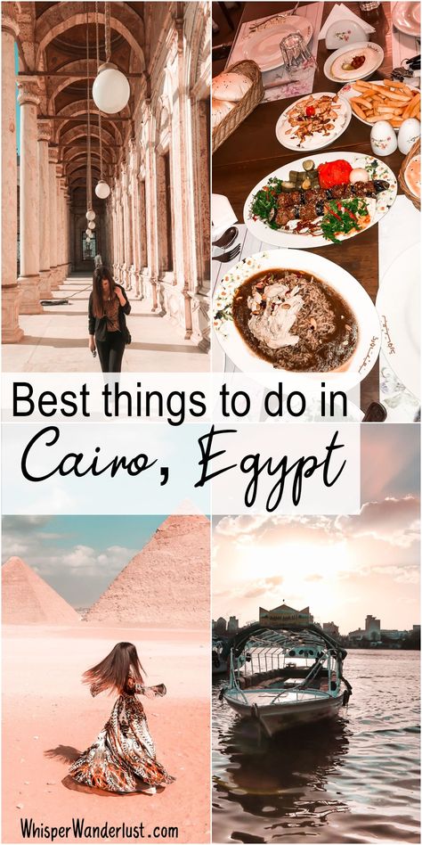 best things to do in Cairo | best things to do in Egypt | best places in Cairo | what to visit in Cairo | Cairo top attractions | Cairo itinerary | Cairo bucket list | what to explore in Cairo | Cairo pyramids | Cairo travel guide New Cairo Egypt, Egypt Things To Do, What To Do In Egypt, Things To Do In Cairo Egypt, Cario Egypt, Egypt Destinations, Egypt Bucket List, Cairo Travel Guide, Things To Do In Egypt Bucket Lists