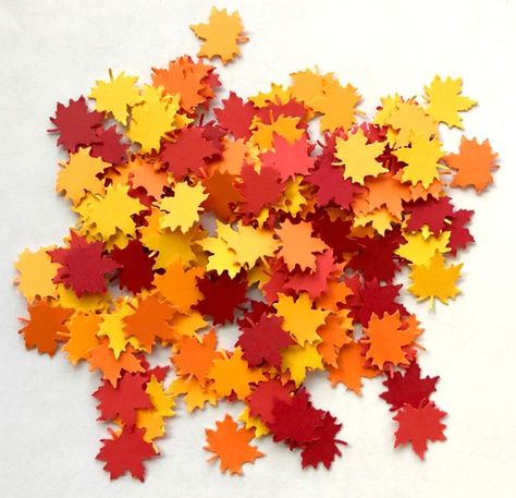 Leaf Confetti, Maple Leaf Confetti, Fall Wedding Confetti, Birthday Confetti, Autumn Confetti, Table Scatter, Thanksgiving Decor Autumn Confetti, Fall Wedding Decor, Leaf Confetti, Bunny Gifts, Venue Decor, Fall Wedding Decorations, Wedding Confetti, Easter Table Decorations, Glitter Cards