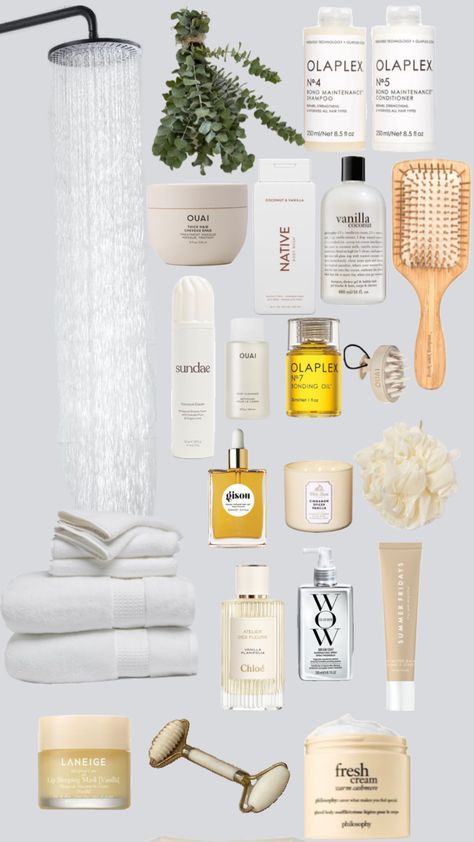 Luxury Shower Products, Sensitive Skin Products, An Everything Shower List, Shower Must Haves Products, Clean Girl Shower Products, Best Shower Products, Shower Essentials Products, Shower Essentials, Shower Products Aesthetic