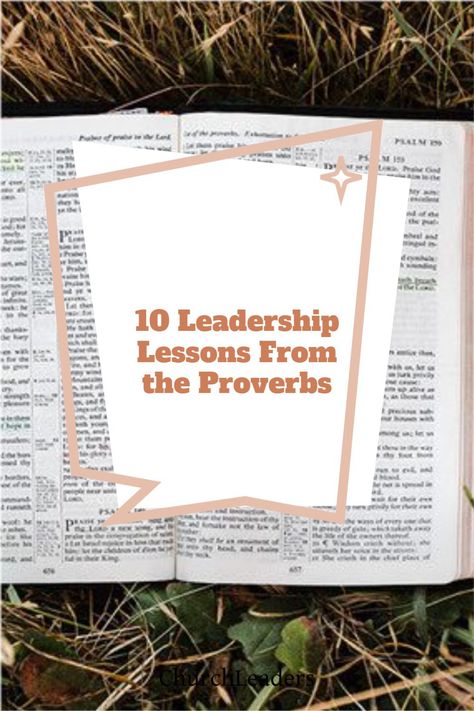 Leaders are learners, and so they are constantly seeking wisdom from those who have gone before them. Here are 10 leadership lessons from the book of Proverbs. Proverbs 22 29, Proverbs 28, Proverbs 29, Proverbs 11, Leadership Books, Further Education, Leadership Lessons, Book Of Proverbs, Great Leaders