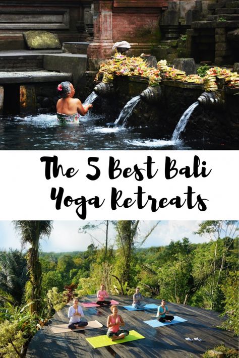 My Pick of the 5 Best Bali Yoga Retreats - Global Gallivanting Travel Blog Retreat Website, Bali Yoga Retreat, Bali Retreat, Best Yoga Retreats, Yoga Ashtanga, Bali Yoga, Ashtanga Vinyasa Yoga, Nusa Lembongan, Bali Vacation