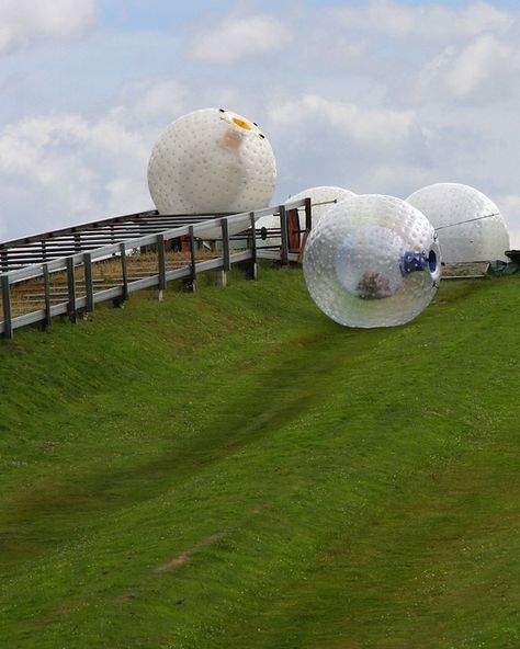 Imagine yourself in a ball. Now imagine yourself running down hills and rolling through water. That is zorbing. - Huh? Dizzy much? Engelberg, Tennessee Vacation, Adrenaline Rush, Adventure Bucket List, Thrill Seeker, Summer Bucket Lists, Gatlinburg, Summer Adventures, Travel Bucket List