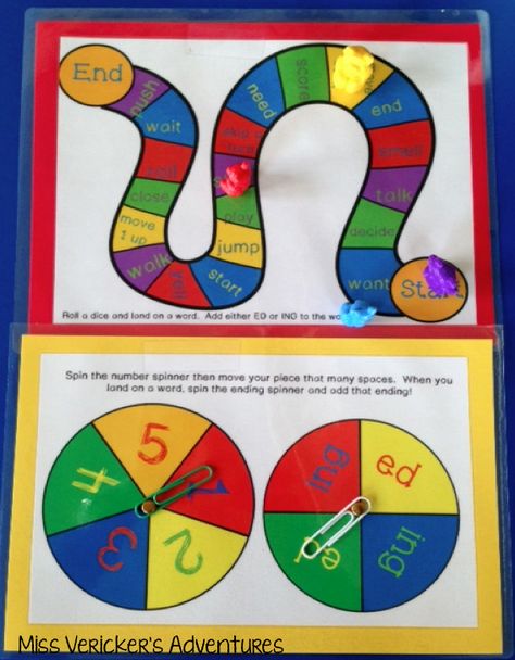 Reading Snapshot: ED and ING Inflectional Endings! | Miss Vericker's Adventures Inflectional Endings Activities, Word Endings, Spelling Ideas, Inflectional Endings, Resource Teacher, Word Study Activities, Emergent Literacy, Reading Recovery, Game Making