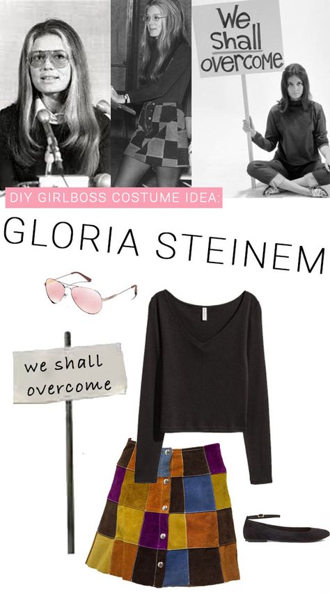 Gloria Steinem Halloween Costume, Feminist Halloween Costume, History Halloween Costumes, Women In History Costumes, Feminist Icons, Gloria Steinem, Wax Museum, Halloween 2022, Halloween Costume Ideas